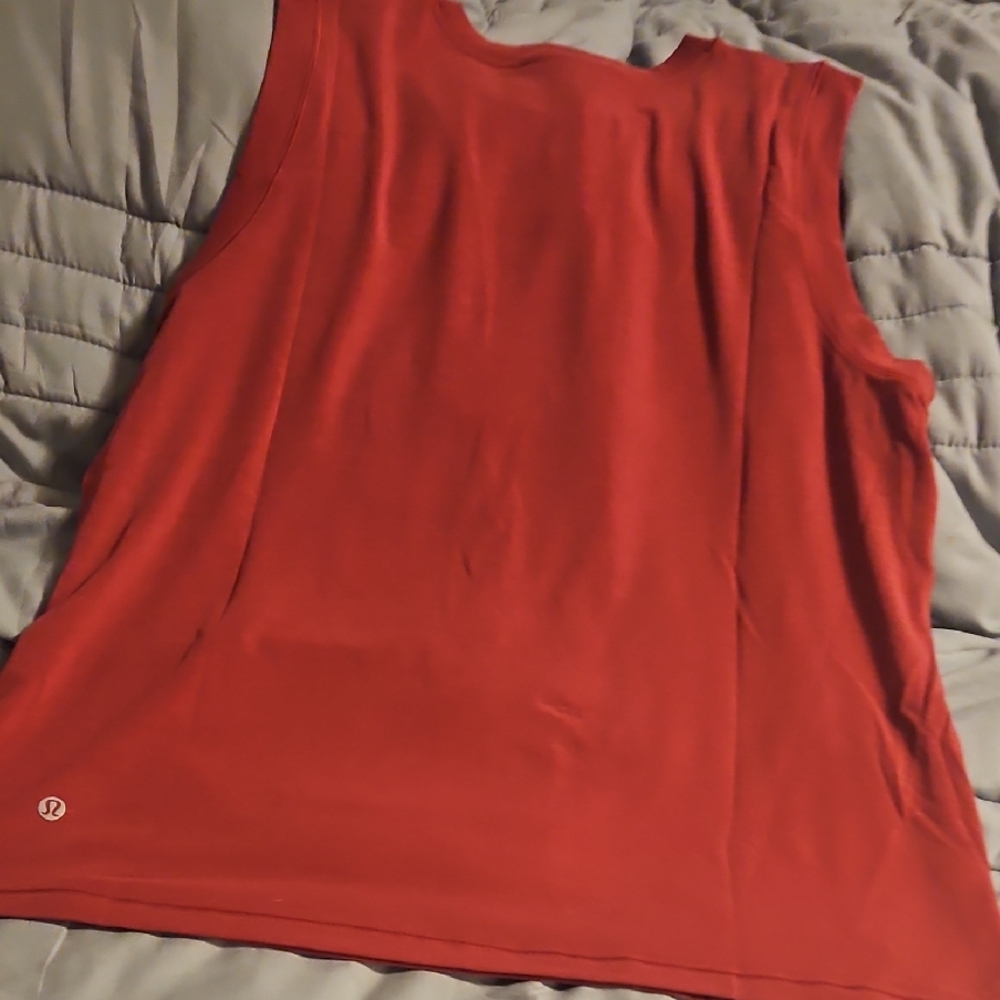 lululemon athletica Red Sleeveless Women's Top - Picture 7 of 8